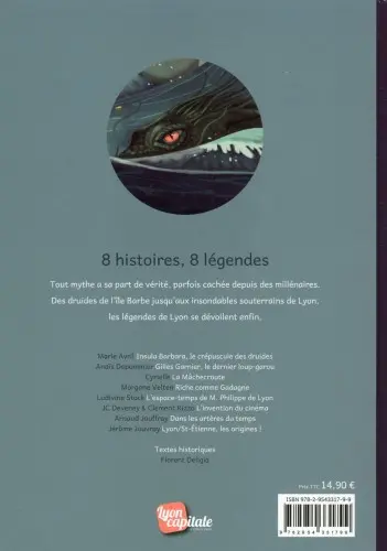 Verso de l'album Les Légendes de Lyon