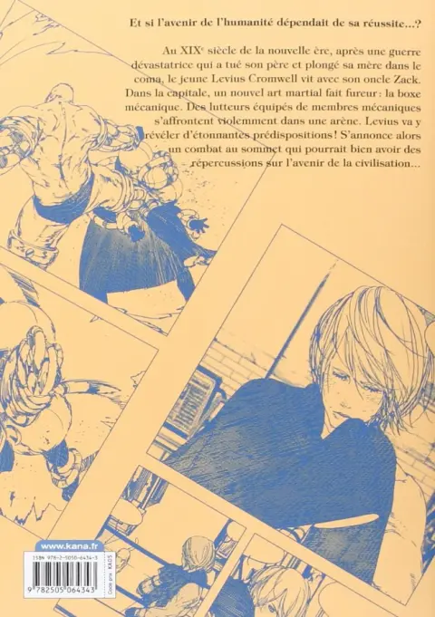 Verso de l'album Levius Vol. 1