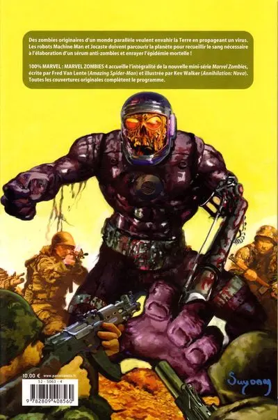 Verso de l'album Marvel Zombies Tome 4 Terre-616