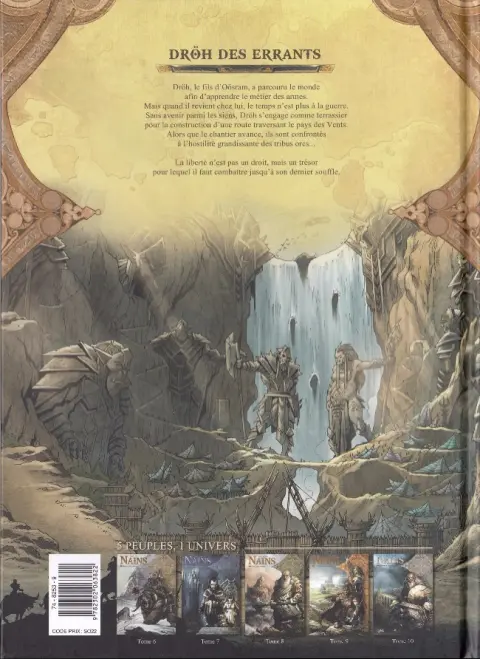 Verso de l'album Nains Tome 9 Dröh des Errants