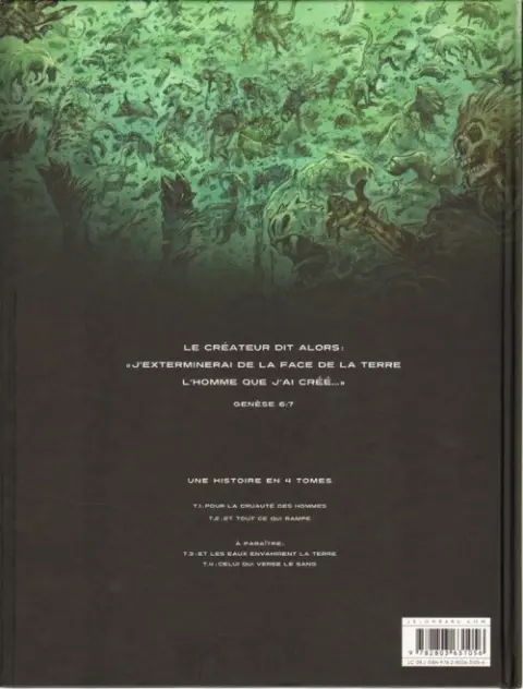 Verso de l'album Noé Tome 2 Et tout ce qui rampe