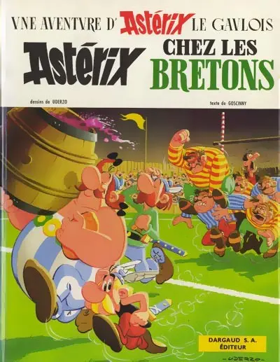 Couverture de l'album Astérix Tome 8 Astérix chez les Bretons