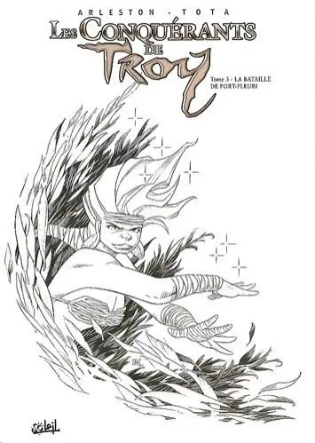 Couverture de l'album Les Conquérants de Troy Tome 3 La Bataille de Port-Fleuri