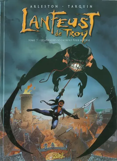 Couverture de l'album Lanfeust de Troy Tome 7 Les pétaures se cachent pour mourir