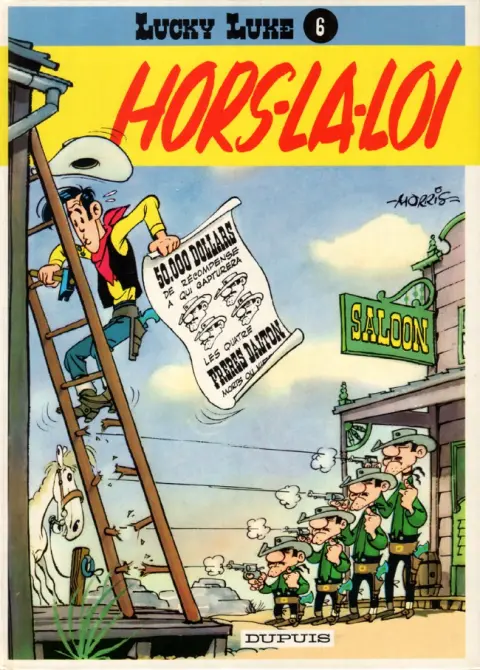 Couverture de l'album Lucky Luke Tome 6 Hors-la-loi