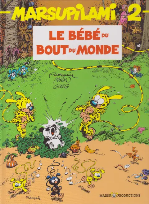 Couverture de l'album Marsupilami Tome 2 Le bébé du bout du monde