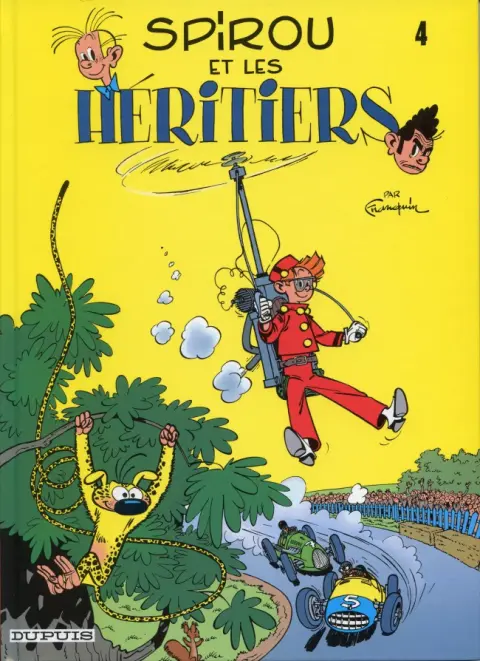 Couverture de l'album Spirou et Fantasio Tome 4 Spirou et les héritiers