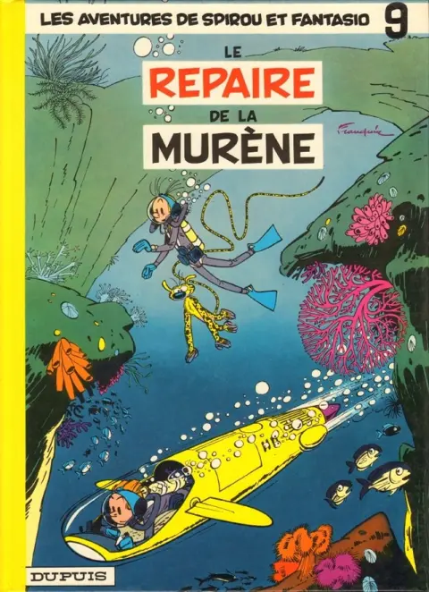 Couverture de l'album Spirou et Fantasio Tome 9 Le repaire de la murène