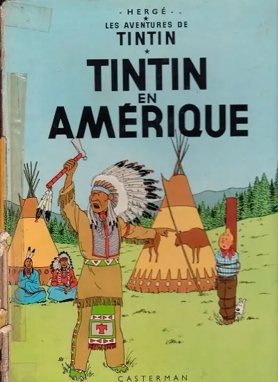 Couverture de l'album Tintin Tome 3 Tintin en amérique