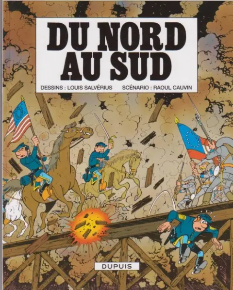 Couverture de l'album Les Tuniques Bleues Tome 2 Du nord au sud