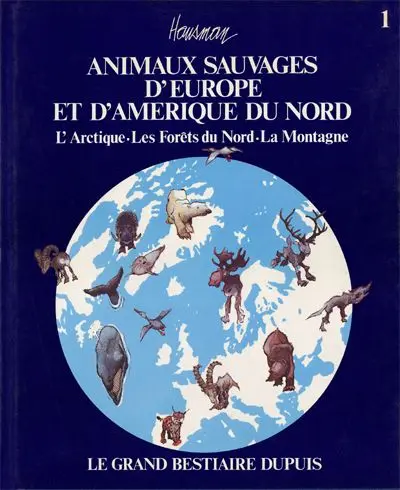 Animaux sauvages d'Europe et d'Amérique du nord