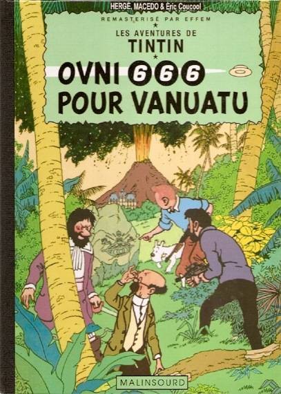 Couverture de l'album Tintin Ovni 666 pour Vanuatu
