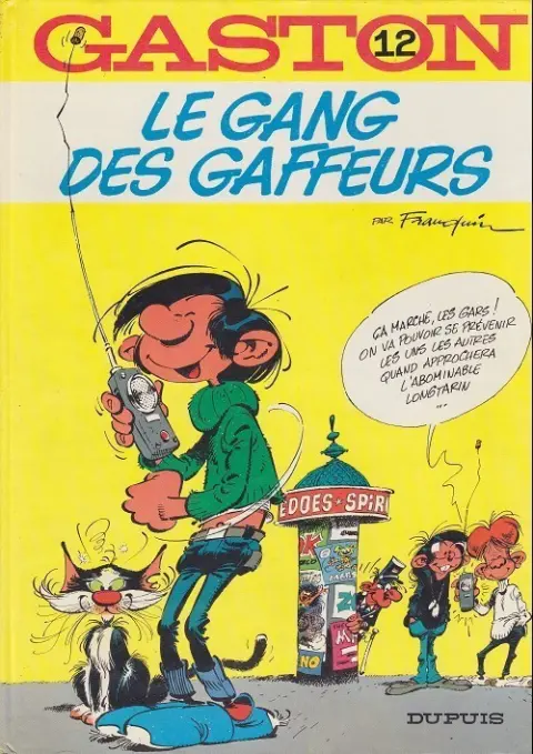 Couverture de l'album Gaston Tome 12 Le gang des gaffeurs