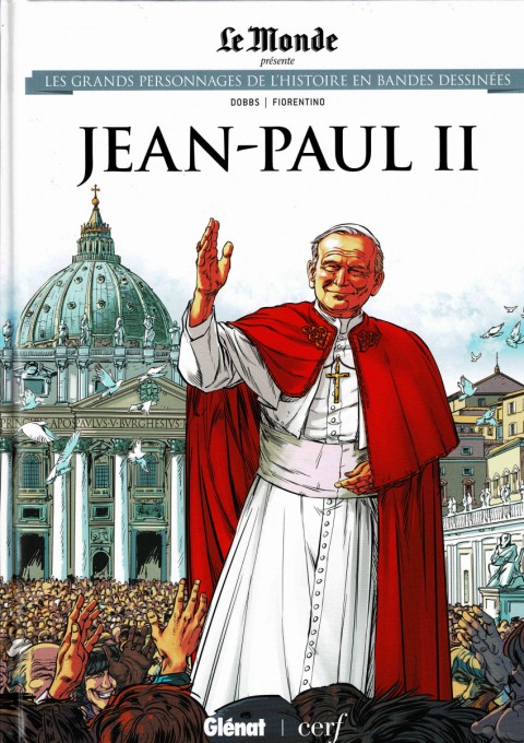 Couverture de l'album Les grands personnages de l'Histoire en bandes dessinées Tome 38 Jean-Paul II
