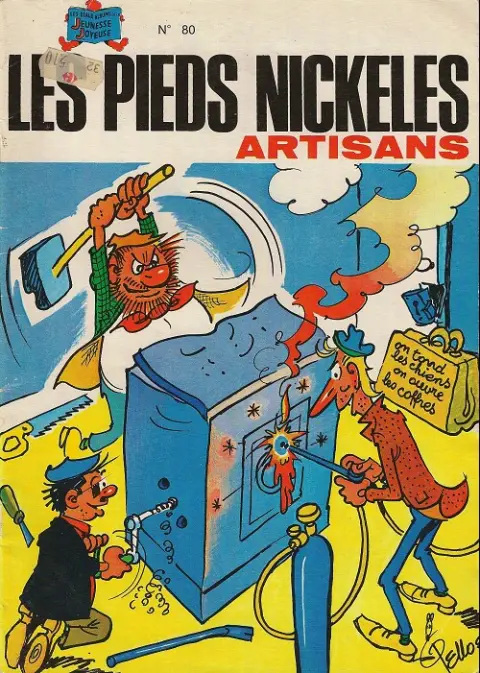 Couverture de l'album Les Pieds Nickelés Tome 80 Les pieds nickelés artisans