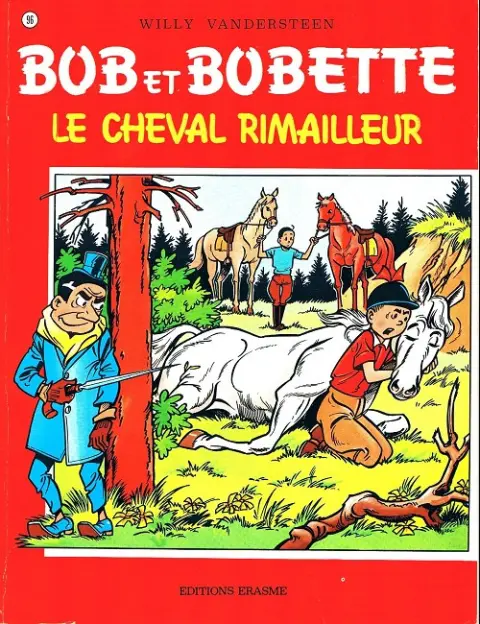 Couverture de l'album Bob et Bobette Tome 96 Le cheval rimailleur