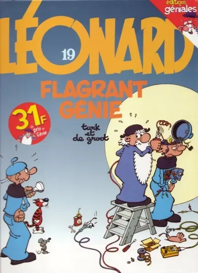 Couverture de l'album Léonard Tome 19 Flagrant génie