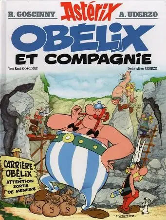 Couverture de l'album Astérix Tome 23 Obélix et compagnie