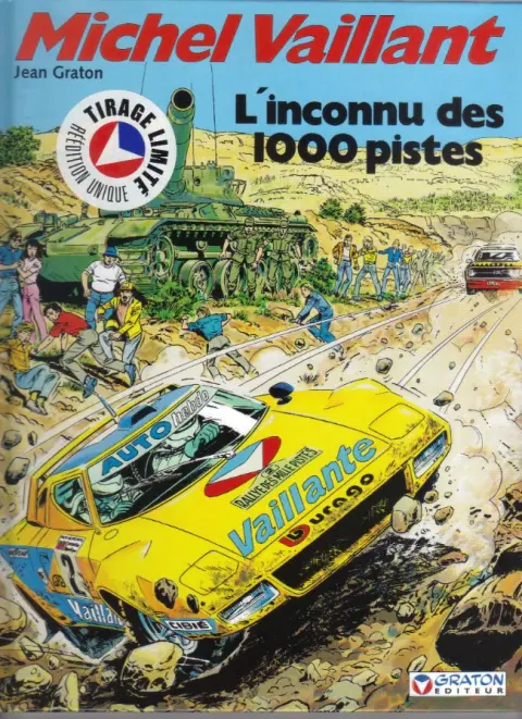 Couverture de l'album Michel Vaillant Tome 37 L'inconnu des 1000 pistes