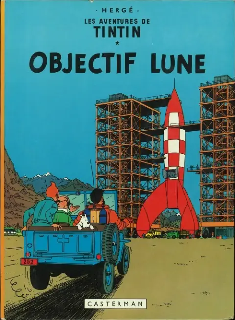Couverture de l'album Tintin Tome 16 Objectif Lune