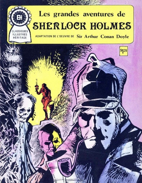 Couverture de l'album Classiques illustrés Tome 10 Les grandes aventures de Sherlock Holmes