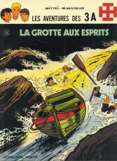 Les aventures des 3 A Tome 7 La grotte aux esprits