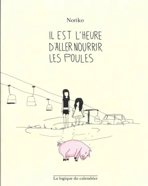 Il est l'heure d'aller nourrir les poules