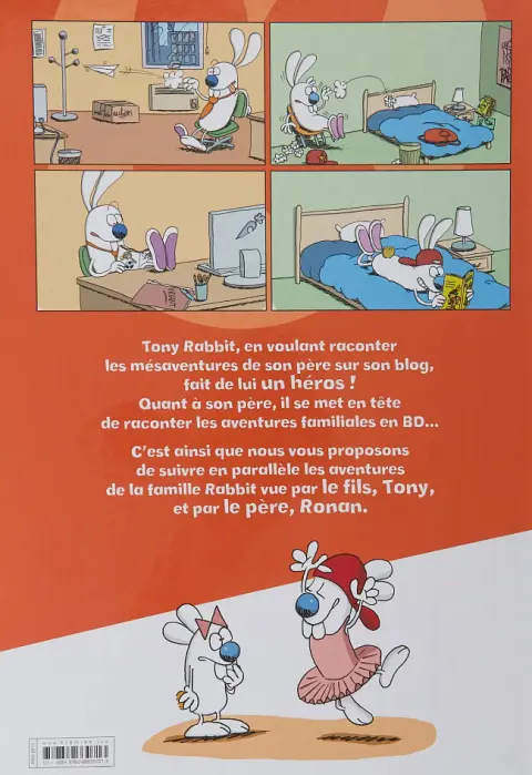 Verso de l'album Les Rabbit Intégrale