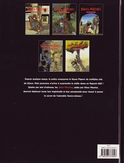 Verso de l'album Sales mioches ! Tome 5 La veuve pigeon