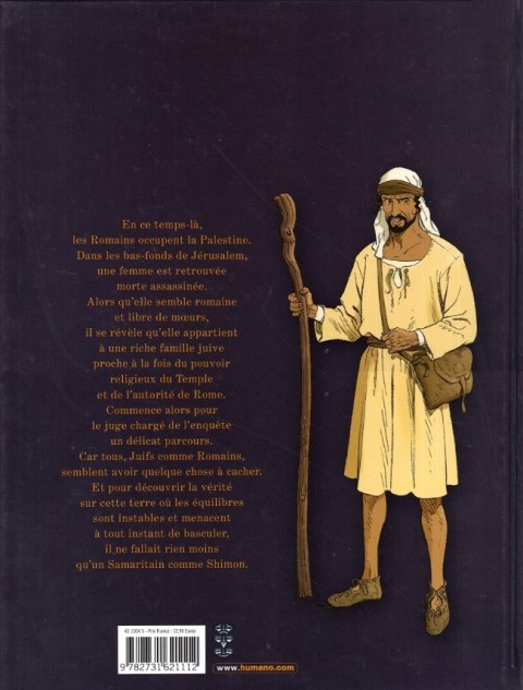 Verso de l'album Shimon de Samarie / Le Samaritain Tome 3 Bethsabée de Jérusalem