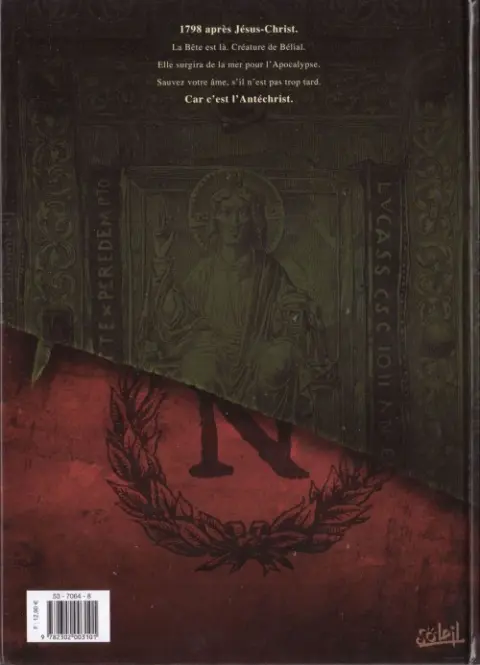 Verso de l'album Antichristus Tome 1 Bon vouloir et loyauté