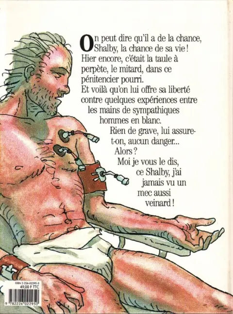Verso de l'album Le Théorème de Bell Tome 1