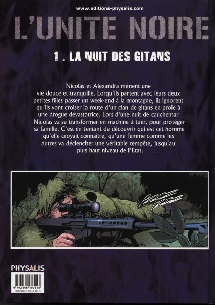 Verso de l'album L'Unité noire Tome 1 La nuit des gitans