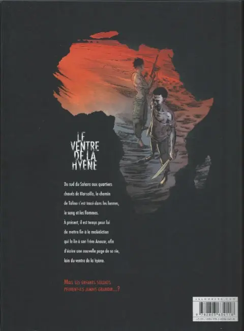 Verso de l'album Le Ventre de la hyène