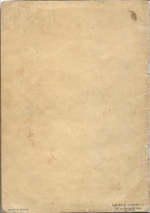 Verso de l'album Les aventures de Wo-Wang & Simmy