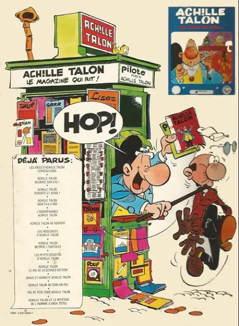Verso de l'album Achille Talon Tome 5 L'indispensable Achille Talon