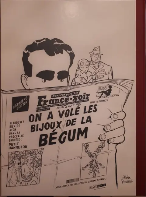 Verso de l'album Atom Agency Tome 1 Les bijoux de la bégum