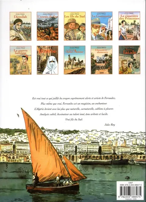 Verso de l'album Carnets d'Orient Tome 3 Les fils du sud