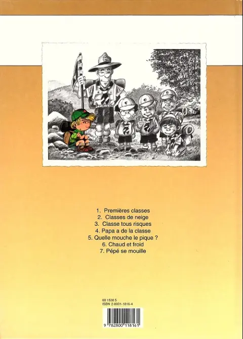 Verso de l'album Cédric Tome 4 Papa a de la classe