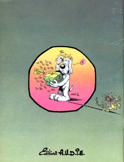 Verso de l'album Gai-Luron Tome 4 Gai-Luron et Jean-Pierre Liégeois (Jeune lecteur du Var)