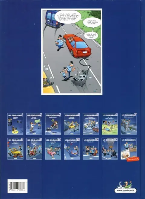 Verso de l'album Les Gendarmes Tome 7 Coffré surprise !