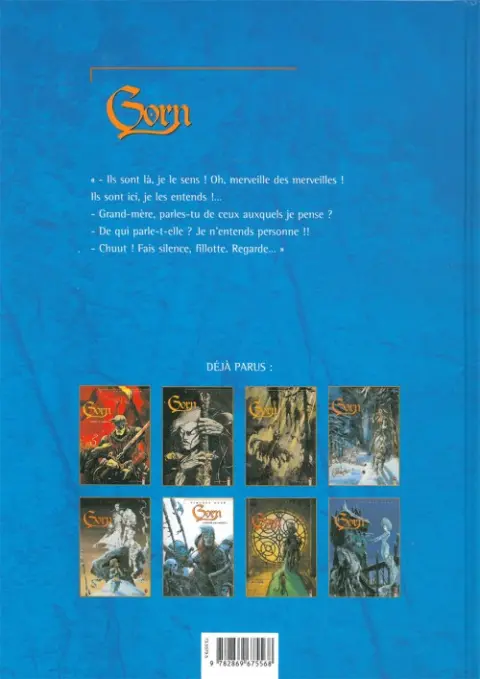 Verso de l'album Gorn Tome 3 La danse des Damnés