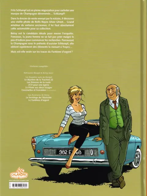Verso de l'album Les aventures de Betsy Tome 2 Le Fantôme d'argent