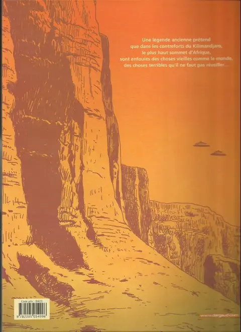 Verso de l'album Kenya Tome 3 Aberrations