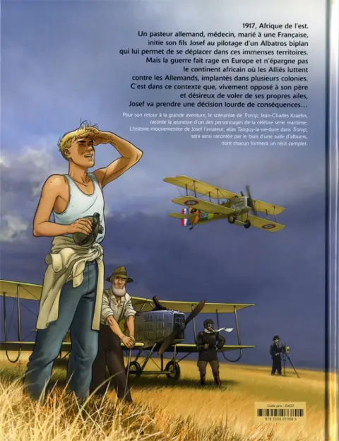 Verso de l'album L'Aviateur Tome 1 L'envol