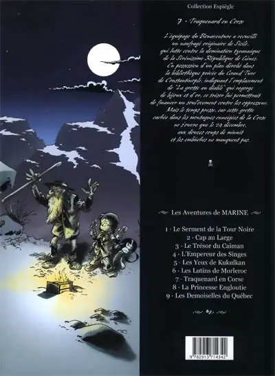 Verso de l'album Marine Tome 7 Traquenard en Corse