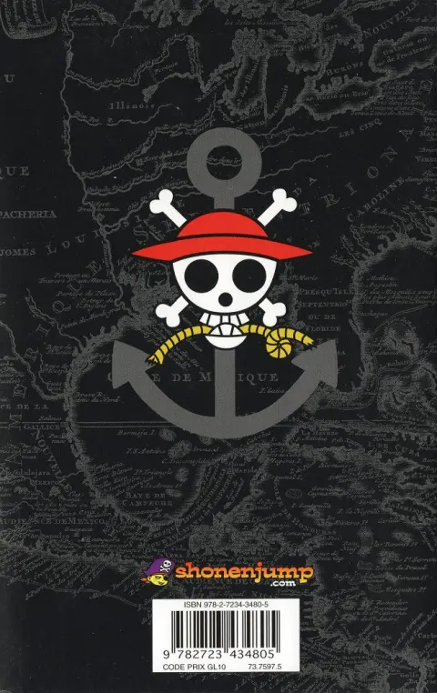 Verso de l'album One Piece Tome 3 Piété filiale