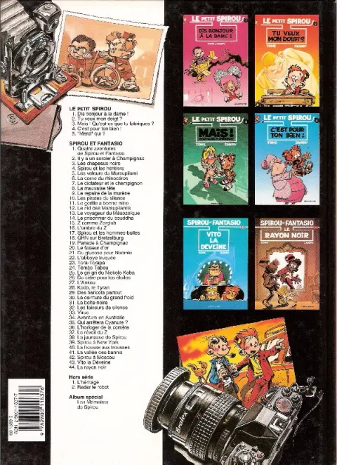 Verso de l'album Le Petit Spirou Tome 2 Tu veux mon doigt ?