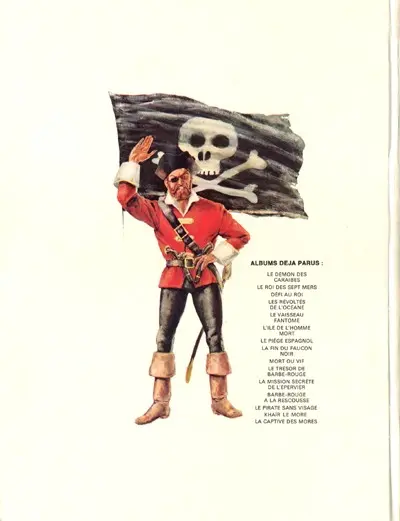 Verso de l'album Barbe-Rouge Tome 16 La captive des Mores