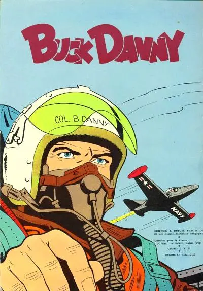 Verso de l'album Buck Danny Tome 24 Prototype FX-13